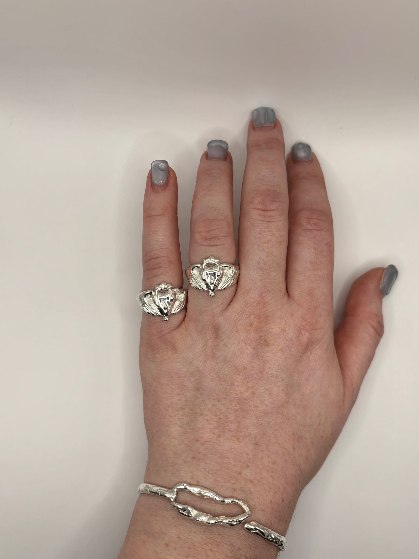 Drippy Claddagh Ring