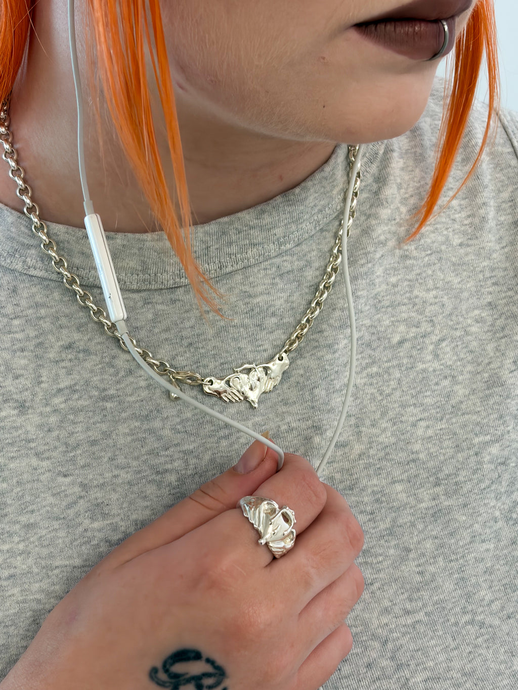 Drippy Claddagh Necklace